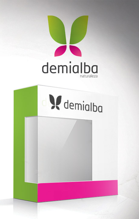 diseño de packaging Demialba locion packaging